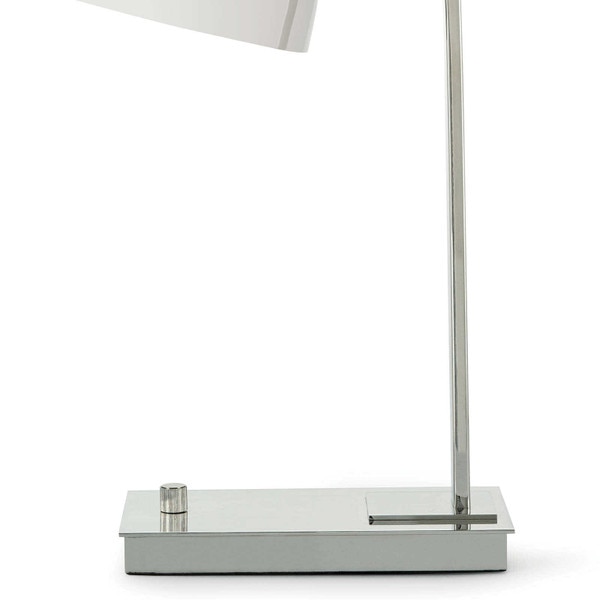dimmer knob and base plate of adjustable metal desk lamp